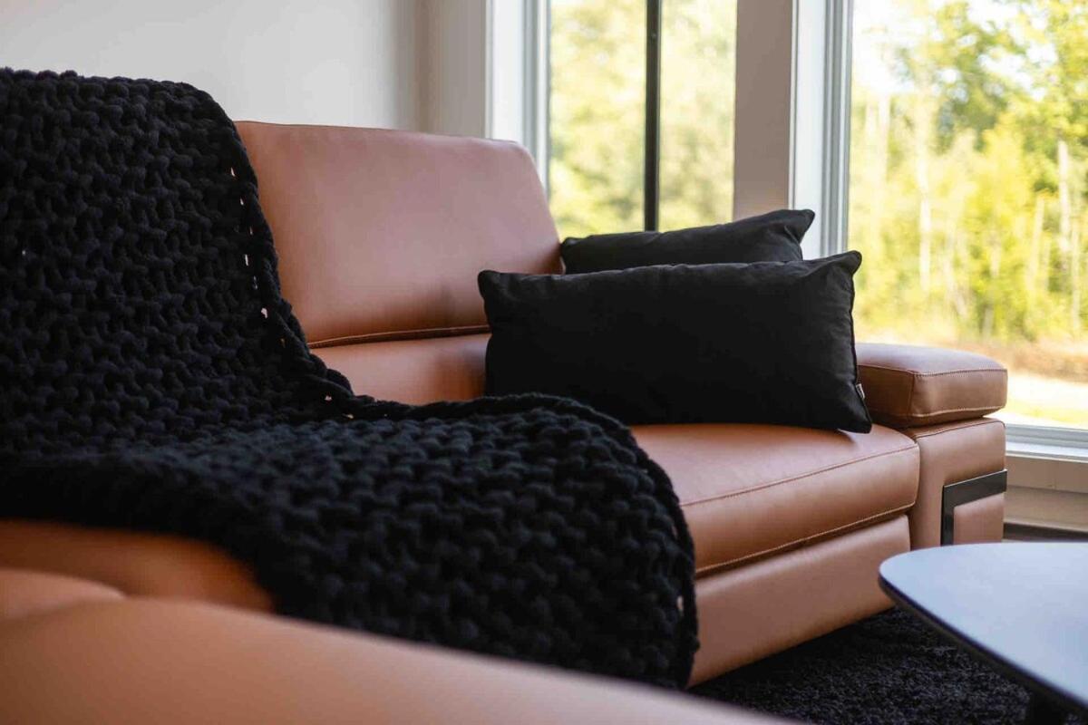 Huge Modern Chalet With Spa And Lake Access Saint-Gabriel-de-Brandon Exteriör bild