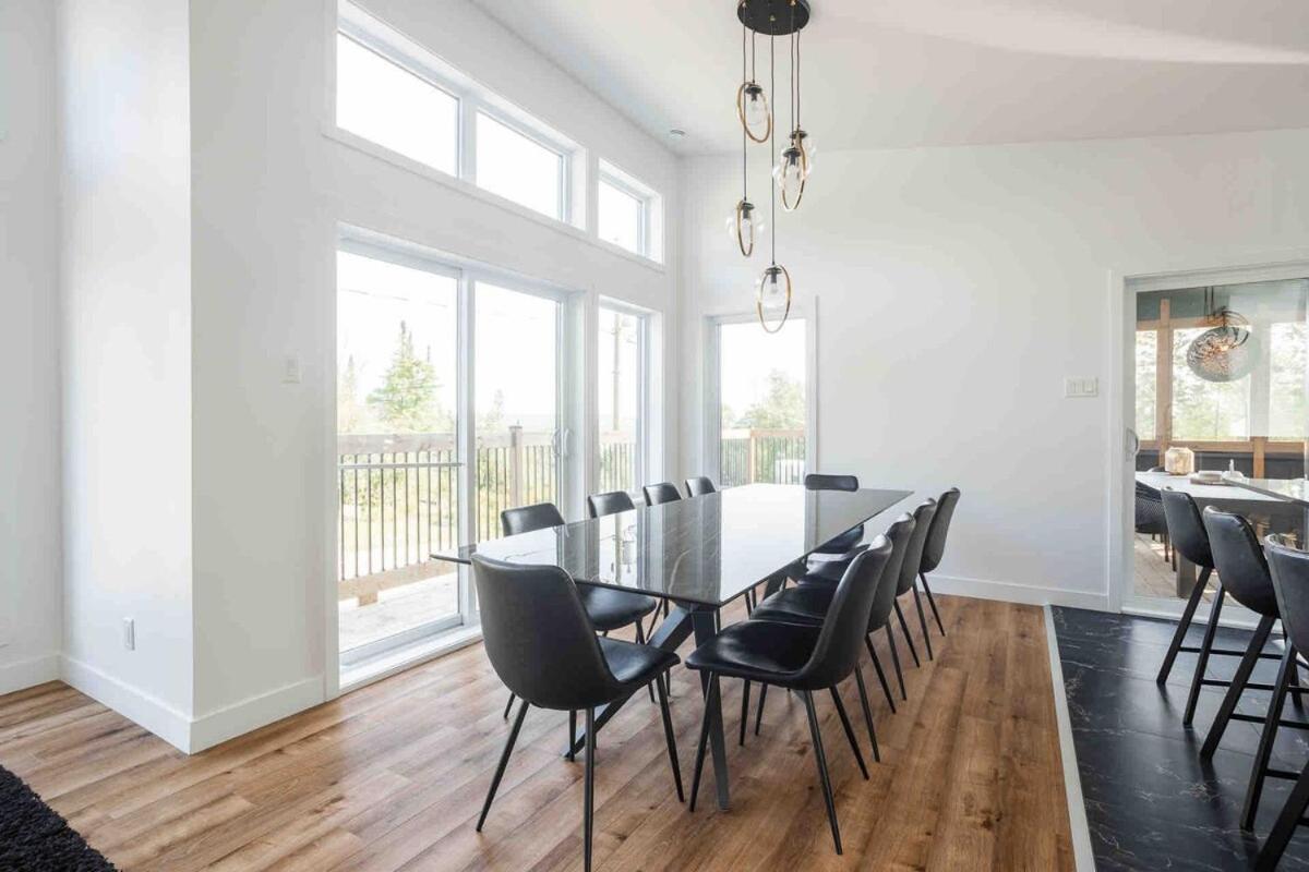 Huge Modern Chalet With Spa And Lake Access Saint-Gabriel-de-Brandon Exteriör bild